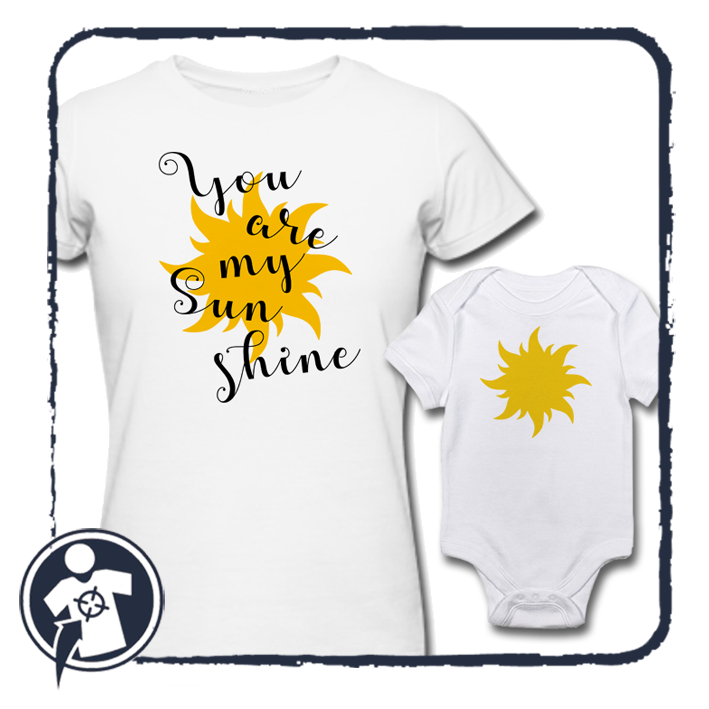 You are my Sunshine - Napsugaram Anya - lánya / Anya - fia szett