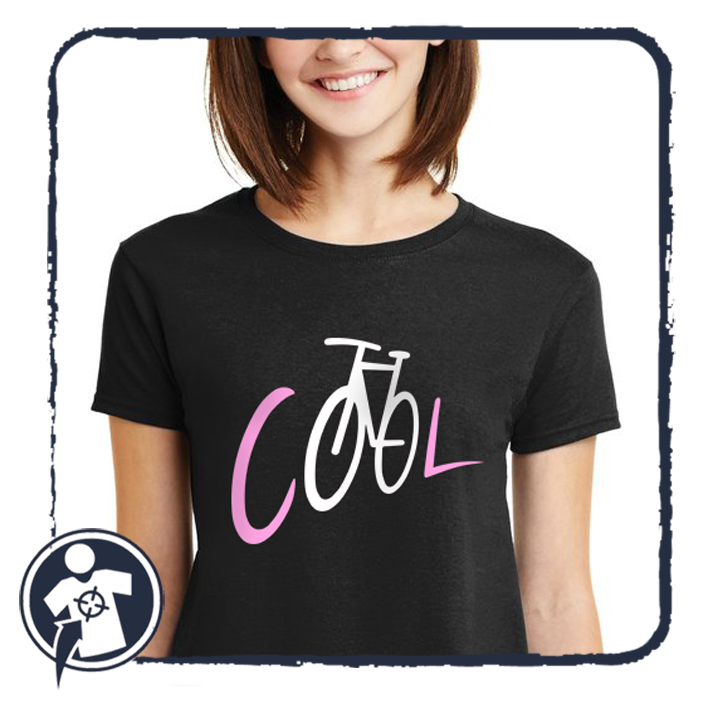 Cool - biciklis NŐI póló 
