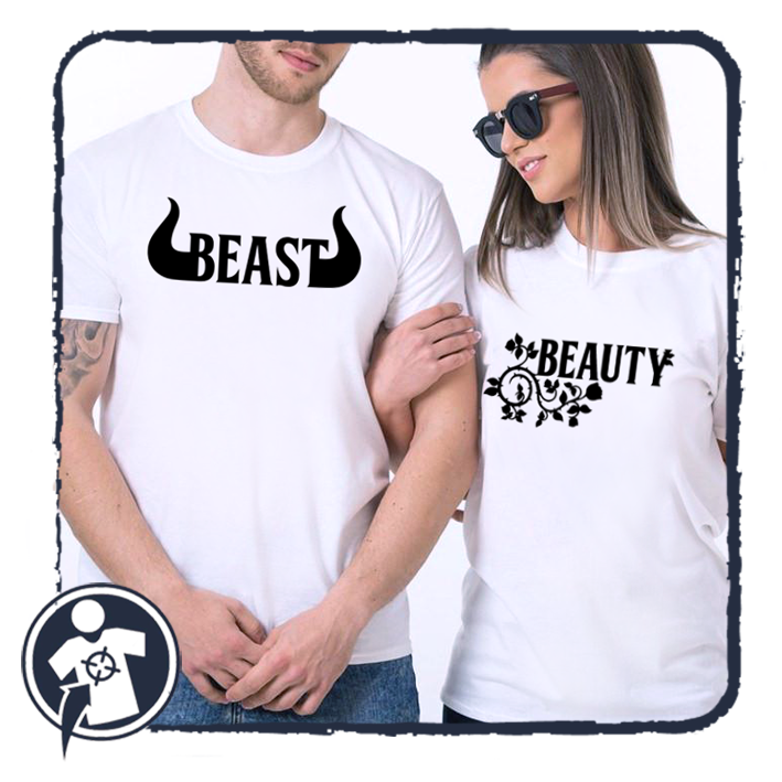 Beast and Beauty - páros póló