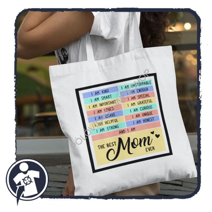The best Mom ever - feliratos motivációs vászonszatyor