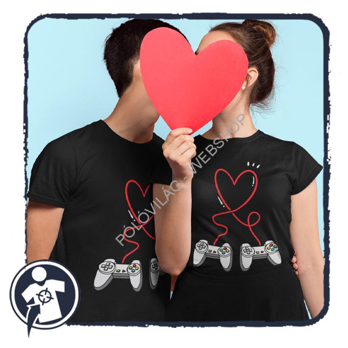 Gamer Love - páros póló