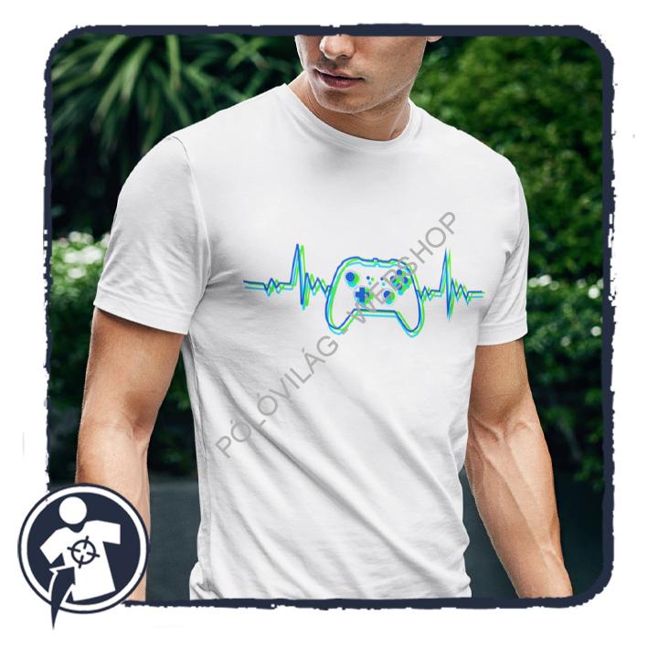 EKG - gamer póló