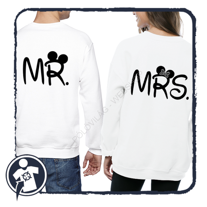 Mr & Mrs - páros kereknyakú pulóver