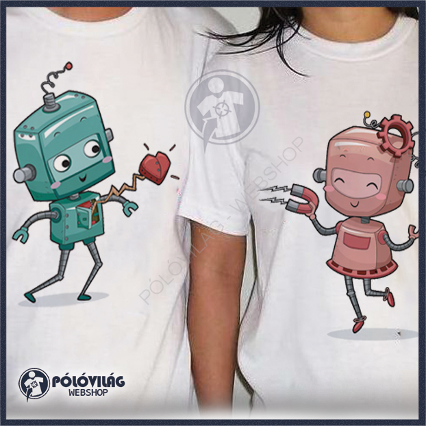 Robot szerelem - páros póló szerelmeseknek