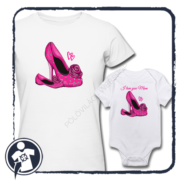 Csajos pink cipők - Anya-lánya szett