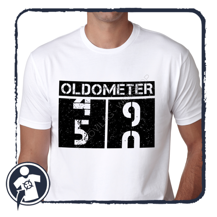 Oldometer - szülinapi póló