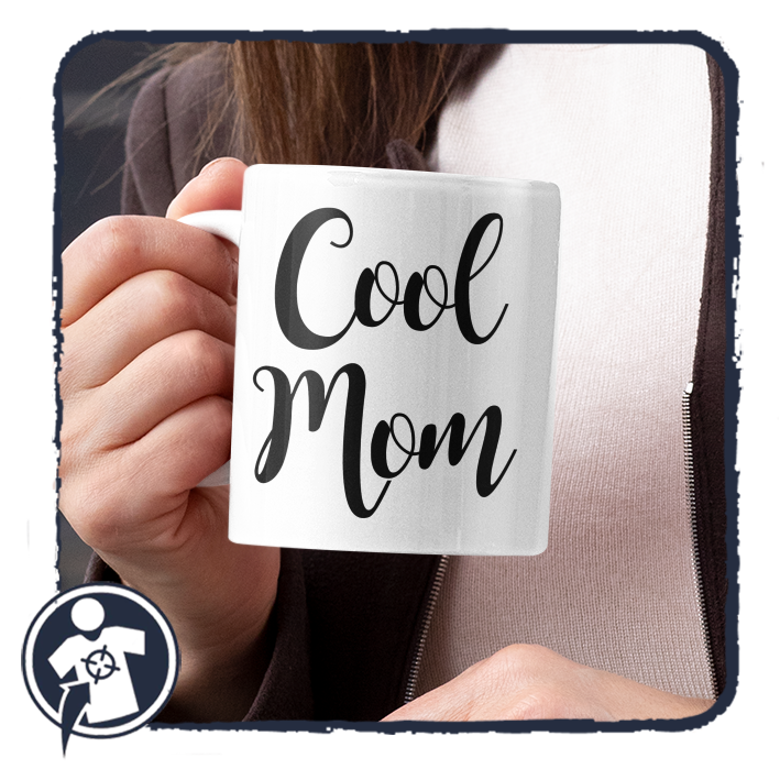Cool Mom - feliratos fehér kerámia bögre