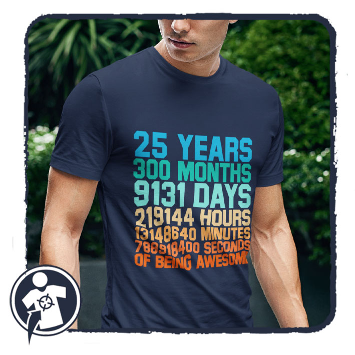 Szülinapi póló - 25. születésnapra