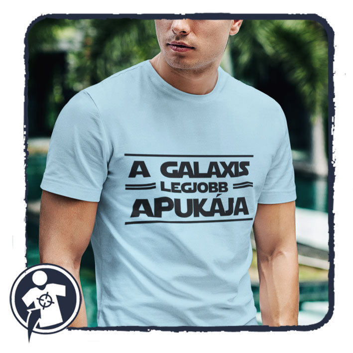 A GALAXIS legjobb apukája - feliratos póló
