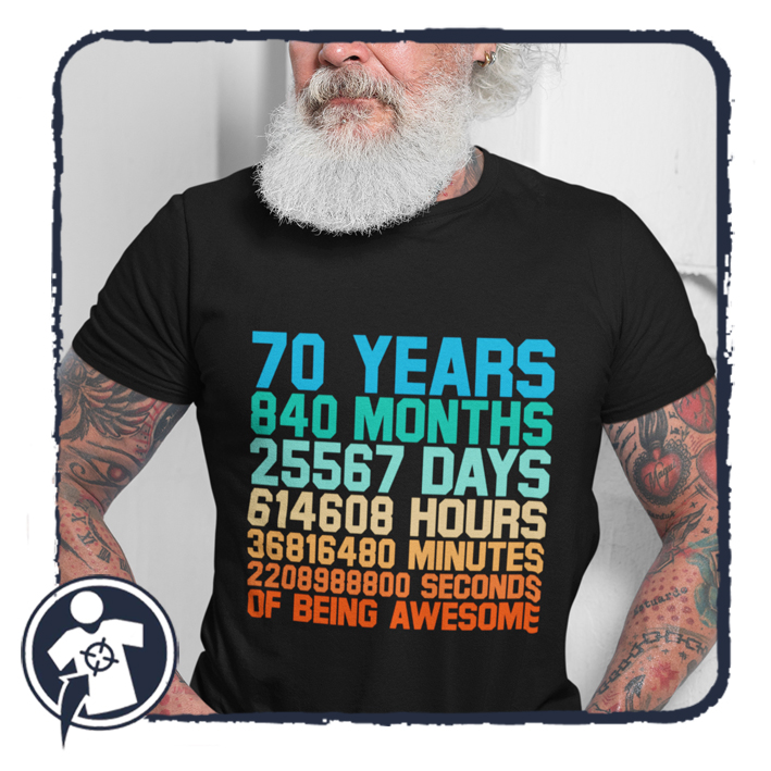 Szülinapi póló - 70. születésnapra