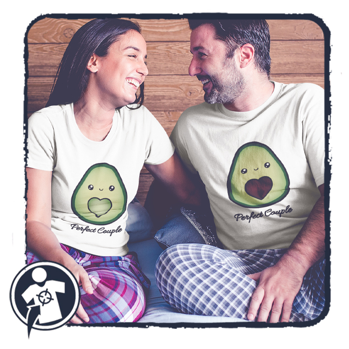 Cuki avokádók - páros póló