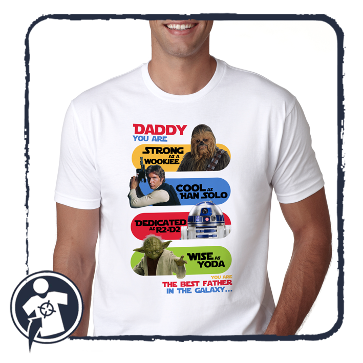 Star Wars APA póló - DADDY you are... the best father in the galaxy