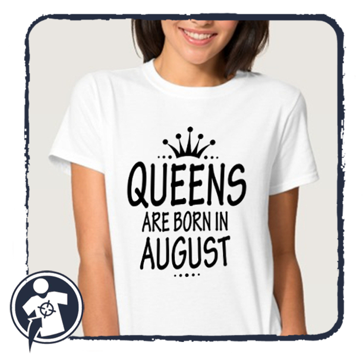 Queens are born in - választható hónappal