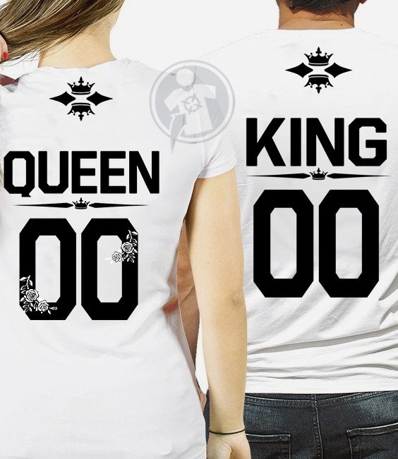 King - Queen páros póló