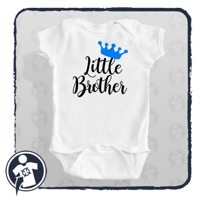 Little Brother - koronás - feliratos body/póló - a legcukibb kisöcsiknek :)