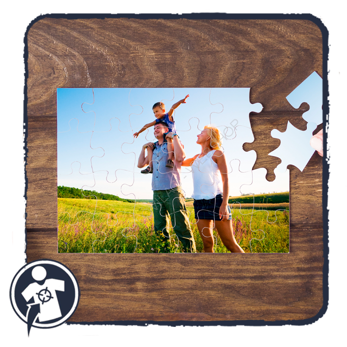 Egyedi fényképes puzzle - 24db-os - saját képpel, felirattal, mintával