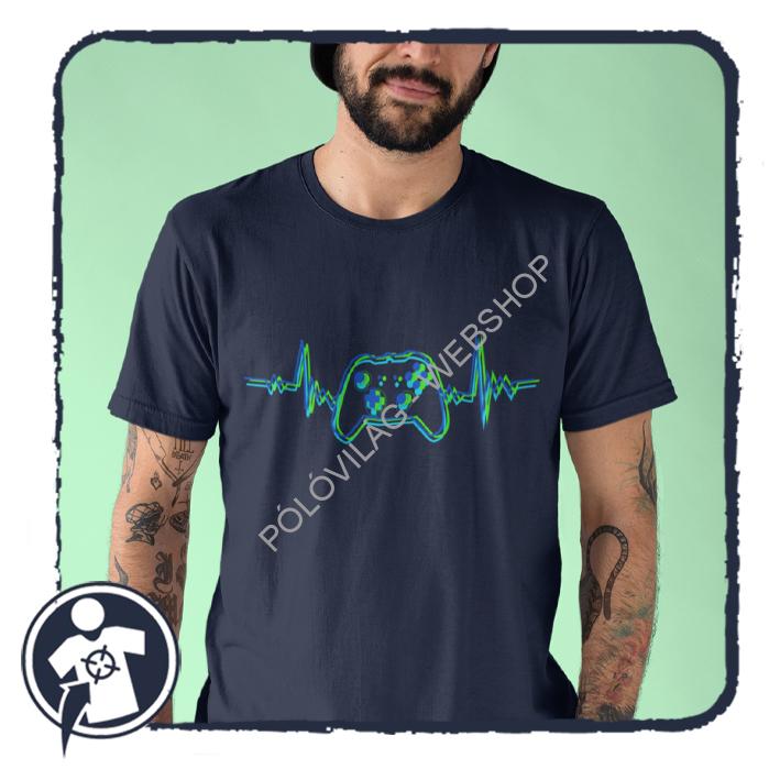 EKG - gamer póló