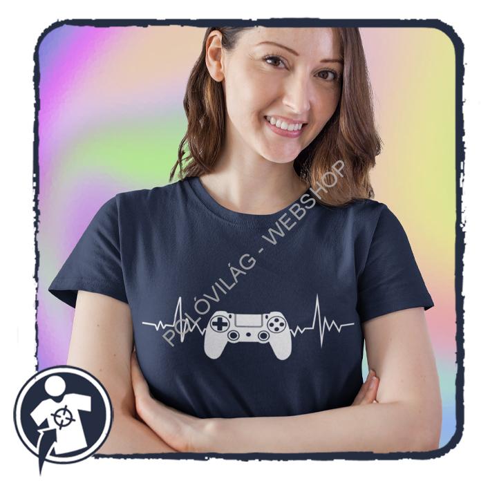 Gamer EKG - női póló